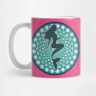 Mermaid Mandala design Mug